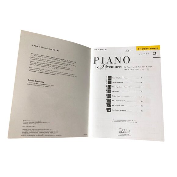 Faber Piano Adventures Level 3A Theory Book Second Edition Sheet Music - Picture 3 of 8